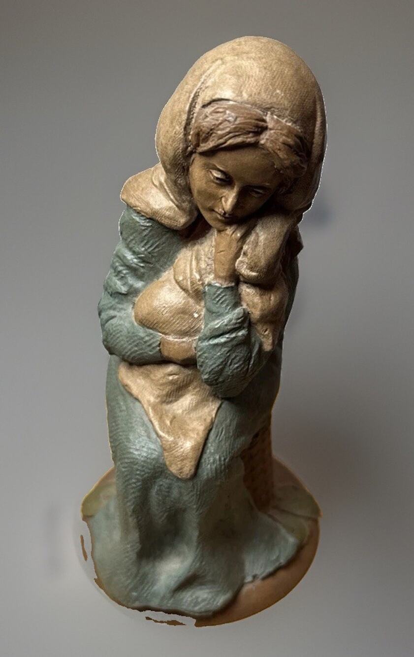 Tom Clark Mary Mother & Child Figurine 1987 Country Folk Signed USA